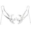Metal Luxury Mask For Women Men Silver Color Party Face Chain Gothic Jewelry