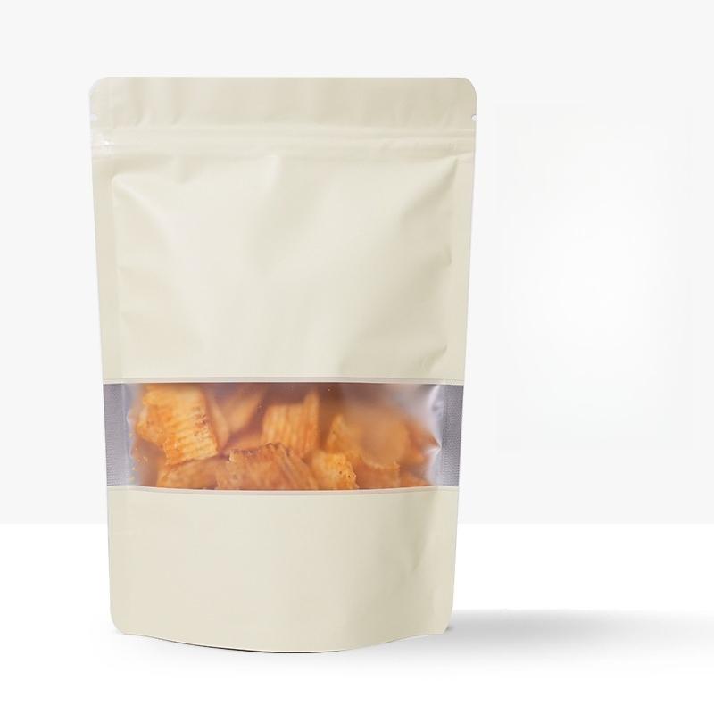 Colored Aluminum Foil Self-supporting Self Sealing Pouch Moisture Proof and Light Proof Sealed Packaging Bag Snack Multi-purpose Sealed Pocket