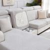 Jacquard Sofa Furniture Seat Cushion Protective Covers Stretchy Soild Colour Anti -Dirty L -Shaped Couch Covers Removable Sofa Slipcover Home Office