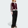 adidas Originals Track Top Velour Knit Loose Fit Long Sleeve Jacket Women Tops KS0400