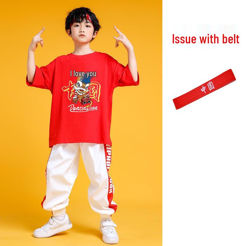 Kids' Cheerleading Costume for New Year's, Kindergarten, Primary School, Autumn Sports Day, and Opening Ceremonies