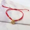 Chinese Style Lucky Red Rope New Year Fortune Bracelet Cute Snake Year Bracelet  Women