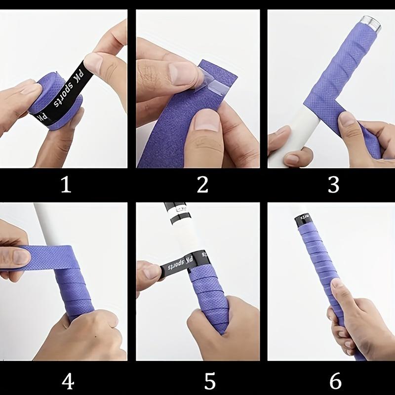 Durable Anti-Slip PU Grip Tape for Badminton Rackets, Tennis Rackets, and Fishing Rods - Portable, Easy To Install Sweat Bands