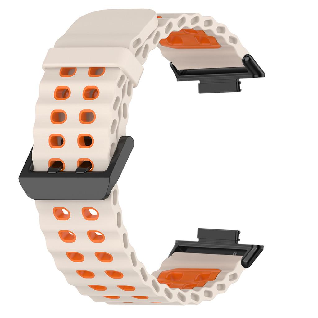 Silicone Wristband For Redmi Watch 5 Strap For Redmi Watch4 Xiaomi Mi Band 8 Pro/9 Pro Two Tone Breathable Correa Sport Bracelet