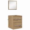 Bathroom Furniture Set with Drawers Brown 41 X 38.5 X 48 Cm