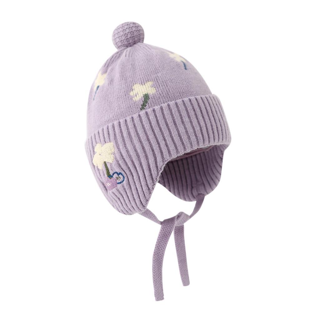 Chapeau d'hiver pour bébé au crochet coupe-vent doux pour enfants protège-oreilles saison hivernale