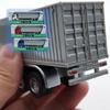 Premium Die Cast Metal Container Truck Model 20.5CM Realistic Transport Vehicle Design Collectible Home Accent Ornament