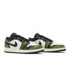 Air Jordan 1 Low SE Grade School 'Wear-Away - Electric Green' (Unisex) Black / Electric Green / White / Sail Kids' Basketball Shoes DO8244 003