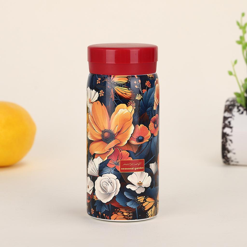 Stylish Portable Pocket Mug Ins Fashion Macaron Gift Mug Cute Mini Steel Thermos Mug Durable Durable Useful Useful