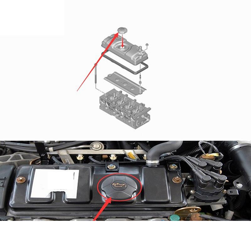 025864 025855 For Peugeot 206 207 1007 106 205 306 307 405 Citroen C2 C3 AZ Fiat 1.4Lor 1.6L Engine Oil Filler Cap