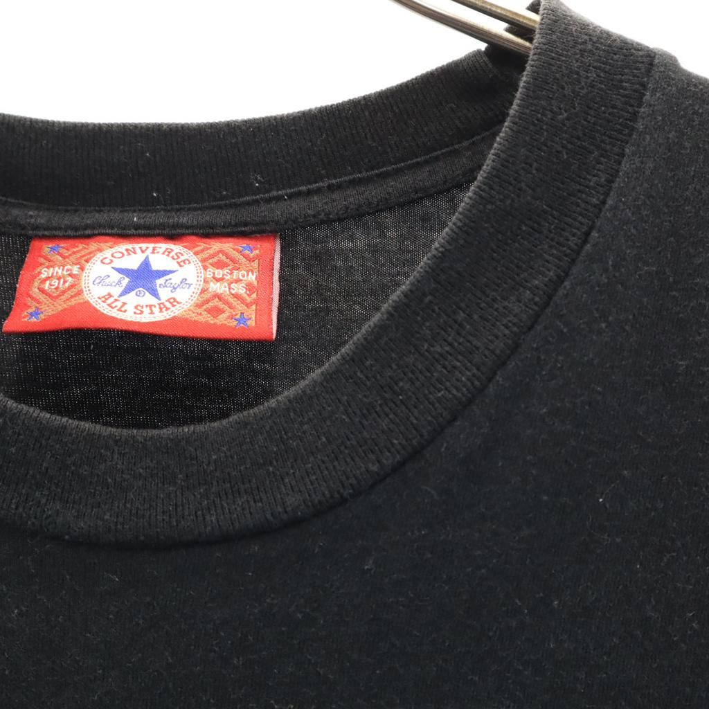 CONVERSE Short sleeve T-shirt black Women Used