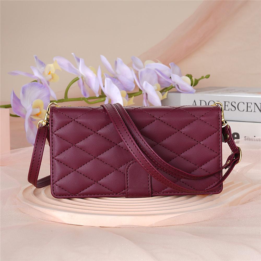 Geldbörsen-Lederhülle für Samsung Galaxy S24 Plus S23 Ultra S23FE S22 S21 S20 Note 20 Lanyard Kreditkartenhülle