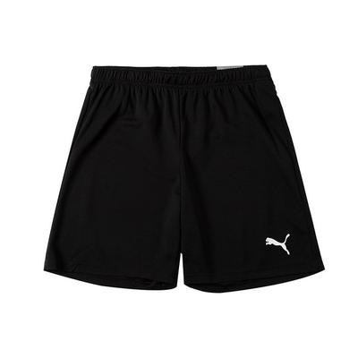 Solid Color Logo Print Running Slim Fit Polyester Hip Hop Streetwear Summer Mid-Waist Sports Casual Shorts Men Bottoms Black 704942-04