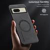 For Google Pixel 8 8 Pro 8A Fine Hole Sheepskin Magnetic TPU Soft Edge Anti-Drop Anti Fingerprint Phone Case