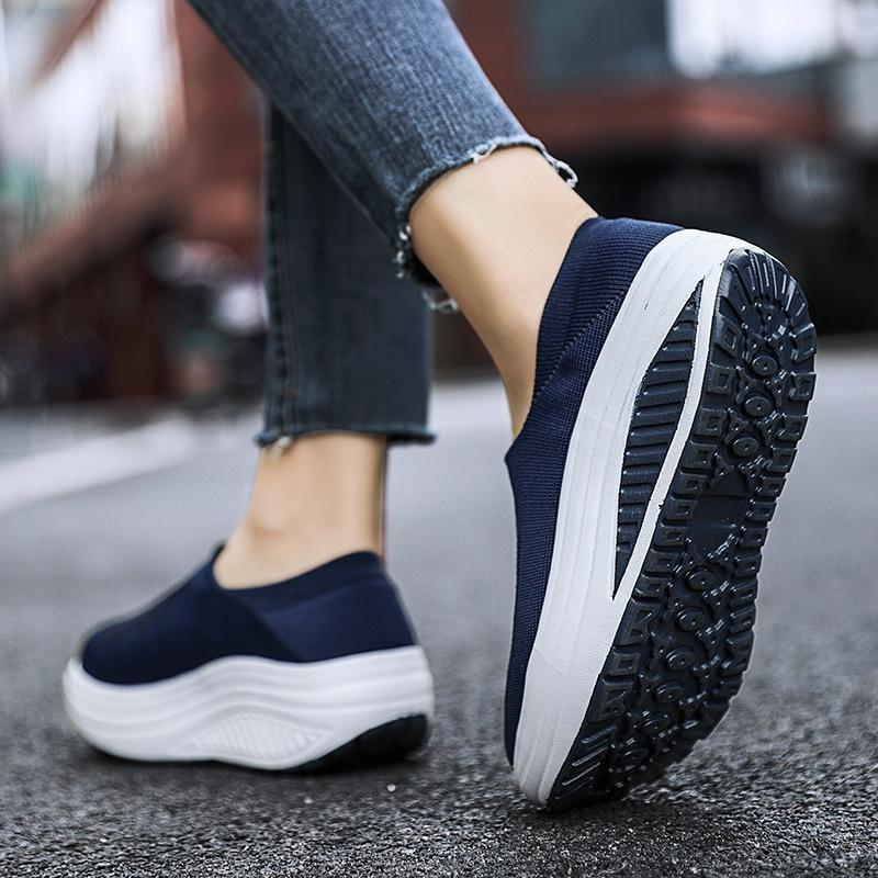 Women Shoes Summer Weave Sneakers Super Light Comfortable Shoes Female Mesh Breathable Sneakers