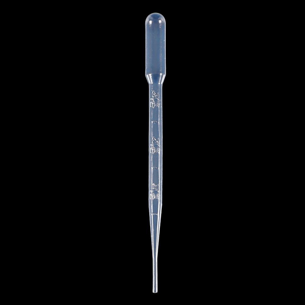 10/100Pcs Plastic Pipettes 3ml Transparent Transfer Pipette Droppers Epoxy Resin Casting Scientific Experiment Liquid Extraction