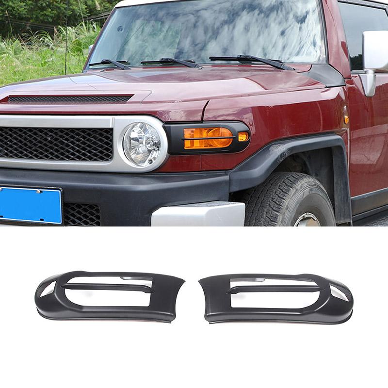 

ABS Матовий чорний Для Toyota FJ Cruiser 2007- Панель приладів Кермо Оздоблення дверей Ковпачок дзеркала заднього виду Оздоблення заднього ліхтаря Протитуманний ліхтар Style 4