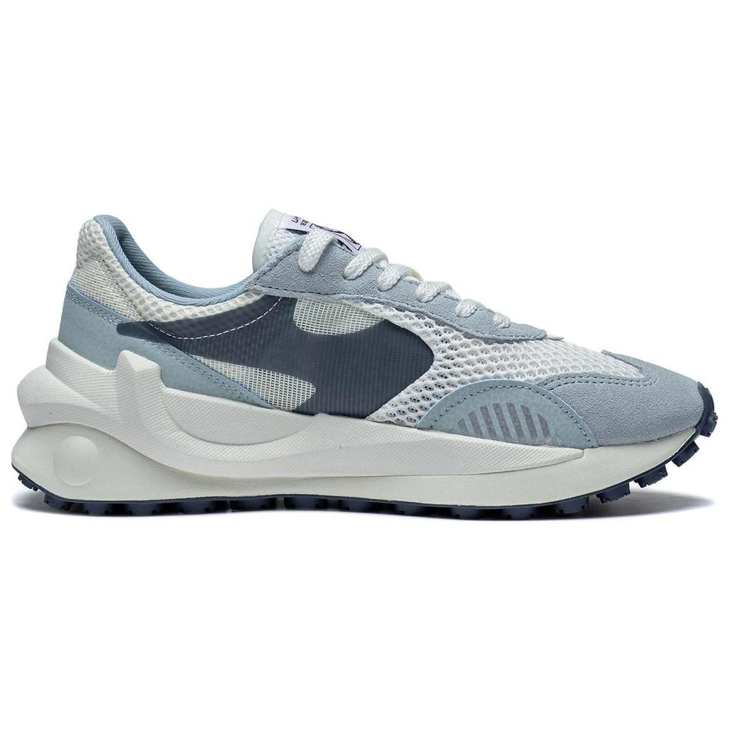 Li Ning Square And Round Textile, Synthetic Leather Slip Resistant Abrasion Resistant Low top Sports Casual Shoes AGCT016-3