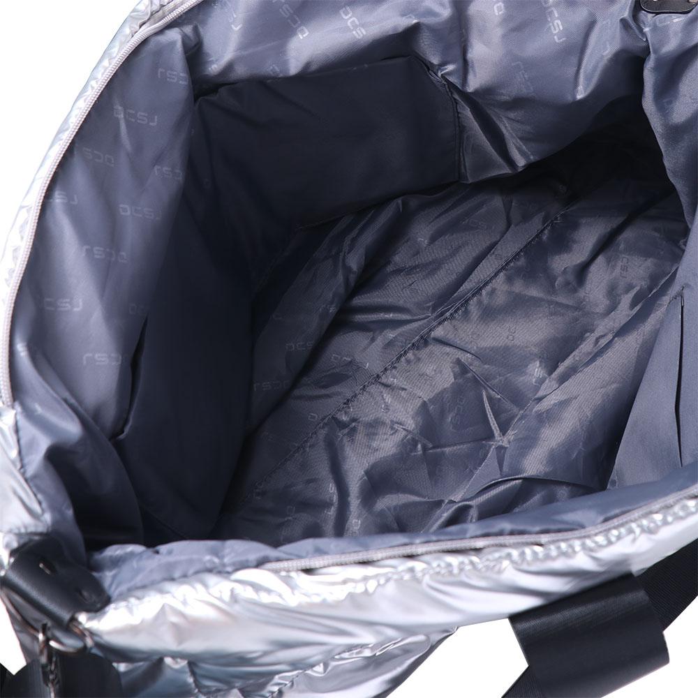 Foldable Women's Tote Bag Fitness Sports Travel Handbag Portable Quilted Gym Bag  Female