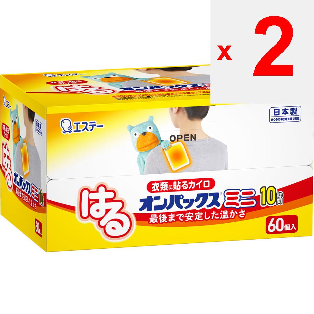 Esthe PB Onpax Haru Mini 60 Pcs Stick-on Mini Body Warmers Disposable Body Warmer Stick-on Mini Body Warmers