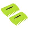 2PCS Handheld Design Leaf Grabber Set Plastic Material Hand Rake Claws  Lawn Cleanup