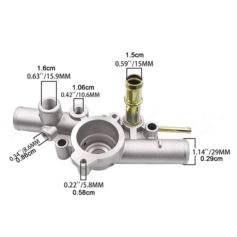 Engine Coolant Thermostat Housing Direct Replace Easy Installation Wear