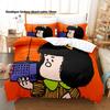 2D Mafalda Bedding Set Single Twin Full Queen King Size Bed Set Kids Bedroom Duvetcover Sets Anime Mafalda Bed