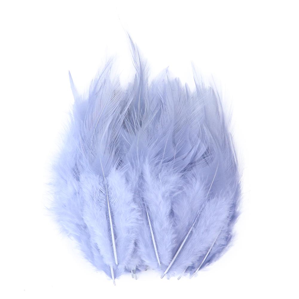 10-15cm Purple Chicken feather Natural Rooster feathers Fly-tying Material Cock Plumas for craft Dream Catcher Jewelry Decor