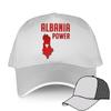 Baseball Cap Spring Summer Solid Sunhat Fashion Adjustable Albania Power Albanian Flag Map Dad Hat Cotton Outdoor Brand Caps