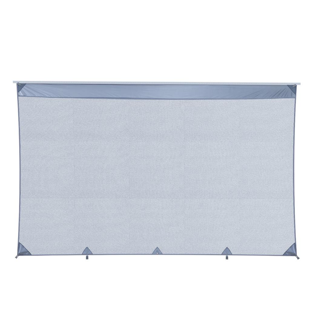 VEVOR RV Awning Sun Shade Screen, 2 x 3.3 m Polyester Mesh Sun Shading Screen (Fits 3.5 m Awnings)