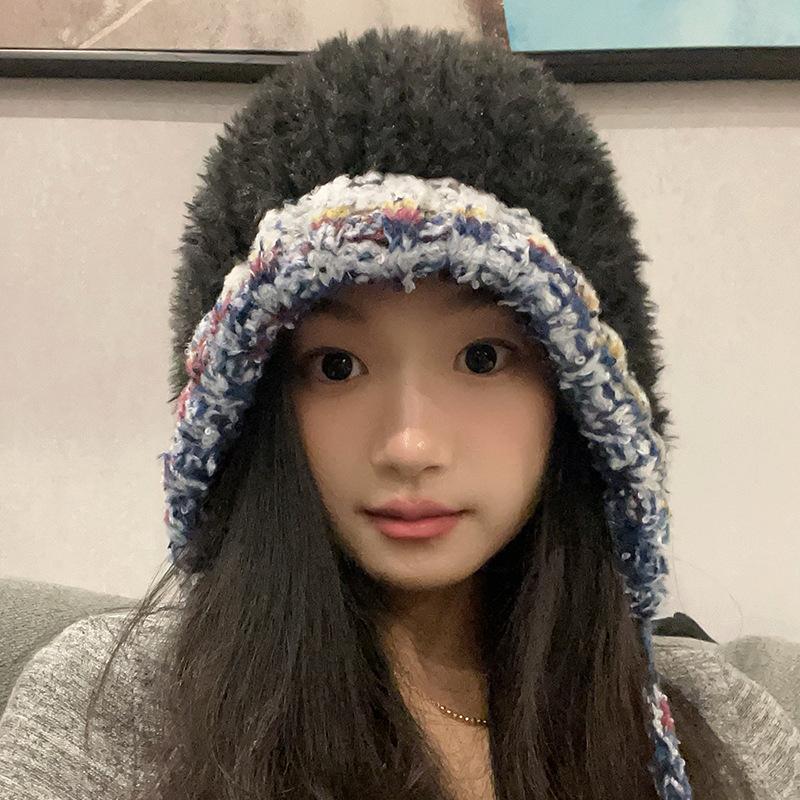 

Knitted hat women s Korean version autumn and winter beanie one size
