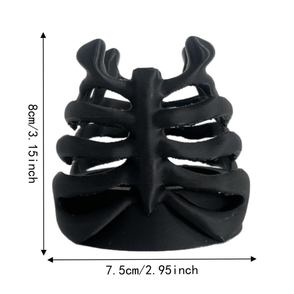 Plastic Rib Cage Pen Holder Gothic Style Makeup Brush Storage Cup Unique Bone Pen Holder Office