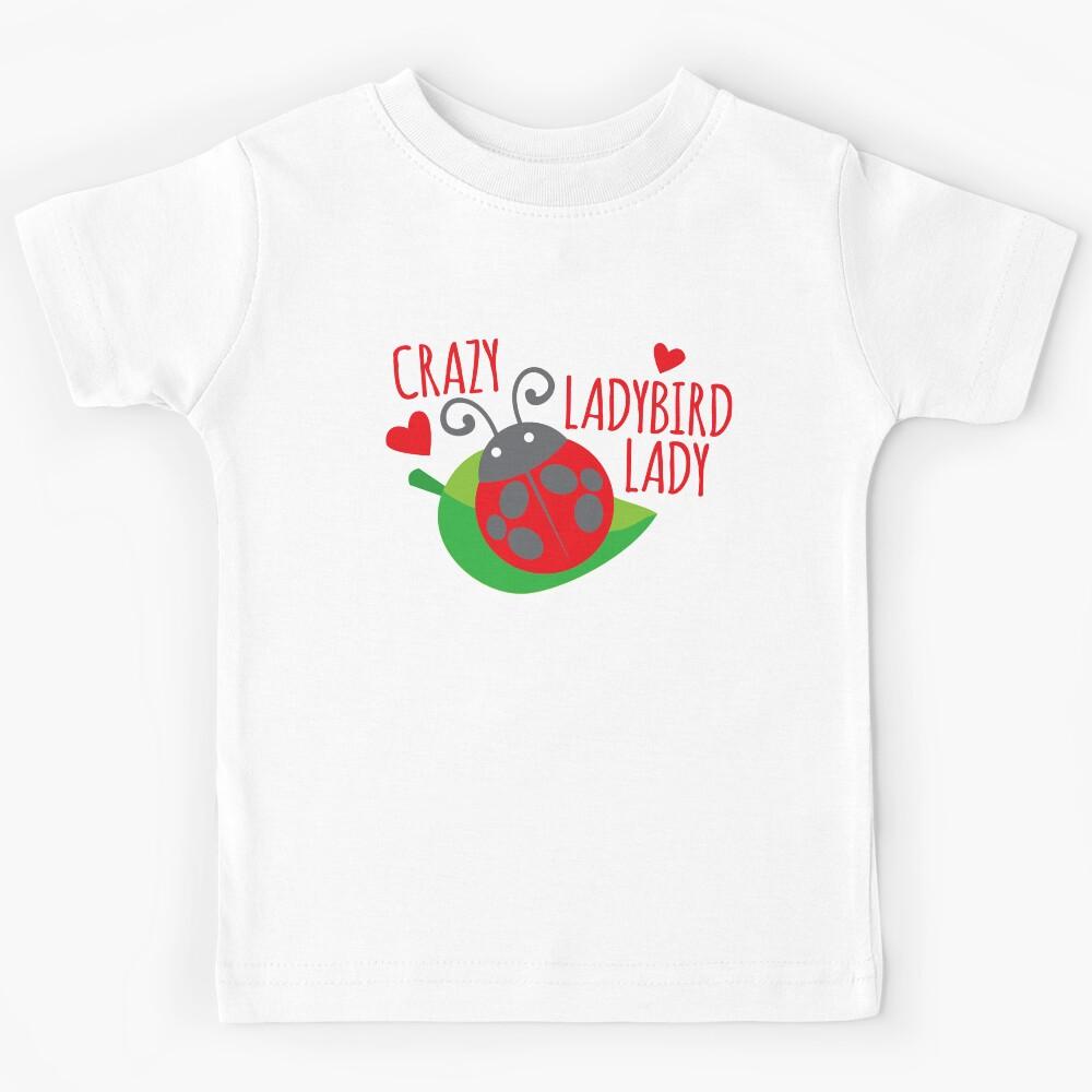 Crazy Ladybird lady Kids T-Shirt 110