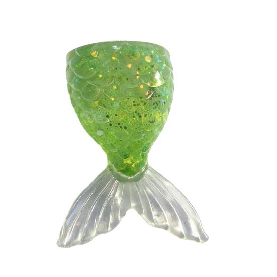 

Transparent Fish Tail Squeeze Toy Glitter Simulated Fishtail Anxiety Relief Sensory Toy Slow Rising Stress Ball Decompression Gadgets