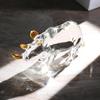 Crystal Rhinoceros Ornament: Home & Office Decoration for Wealth and Prosperity