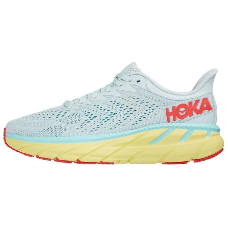 HOKA ONE ONE Clifton 7 'Morning Mist Hot Coral' Women's 1110509-MMHC