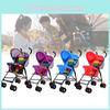 Ultra Kids Stroller Lightweight Foldable Convertible Seat One Button Rotation