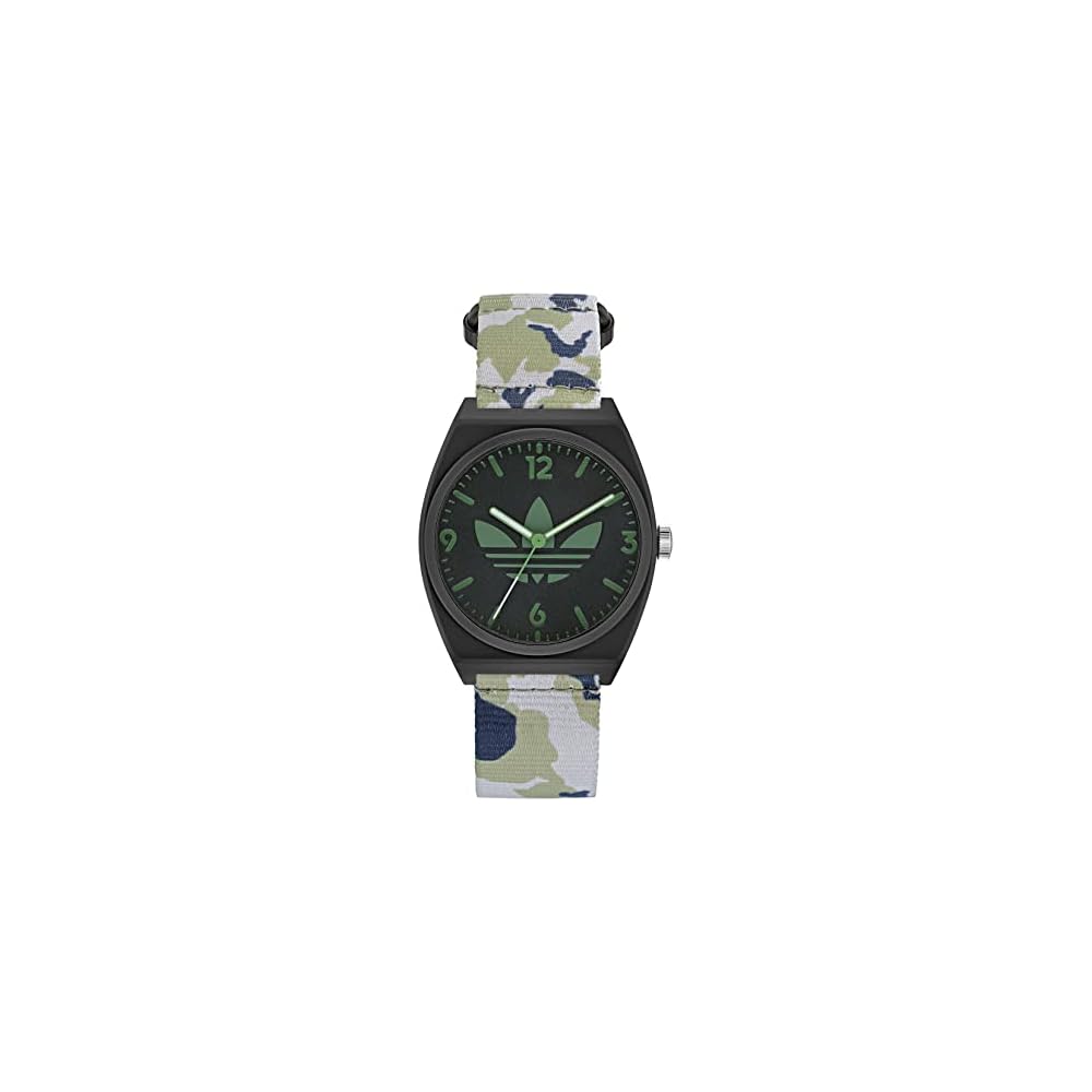 Adidas Originals AOST22040 Street Watch Quartz 5 ATM Water Resistant Plastic Black Dial Unisex