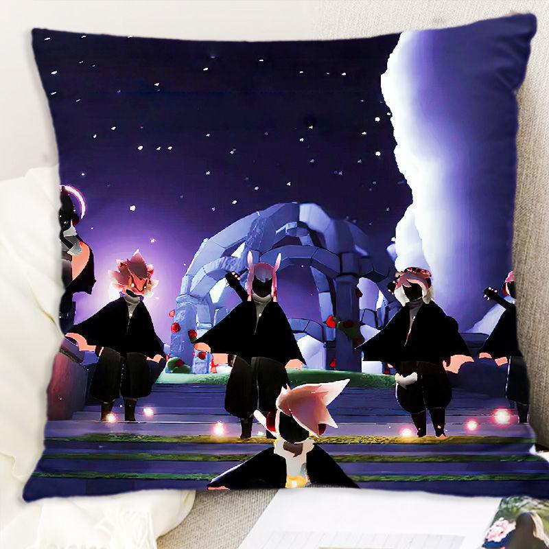 

Light Encounter Подушка Вешенка Мобильная игра Двусторонняя подушка Персонализированный подарок Кукла Подушка Спальня Сон flannel 45x45cm double-sided [without pillow core]