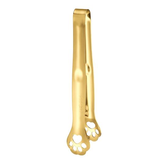 Yousheng Ice Clamp Cat Claw Tongs Stainless Steel Rust Resistant Ice Clip Kitchen Baking Utensils for Barbecue Bread Ice