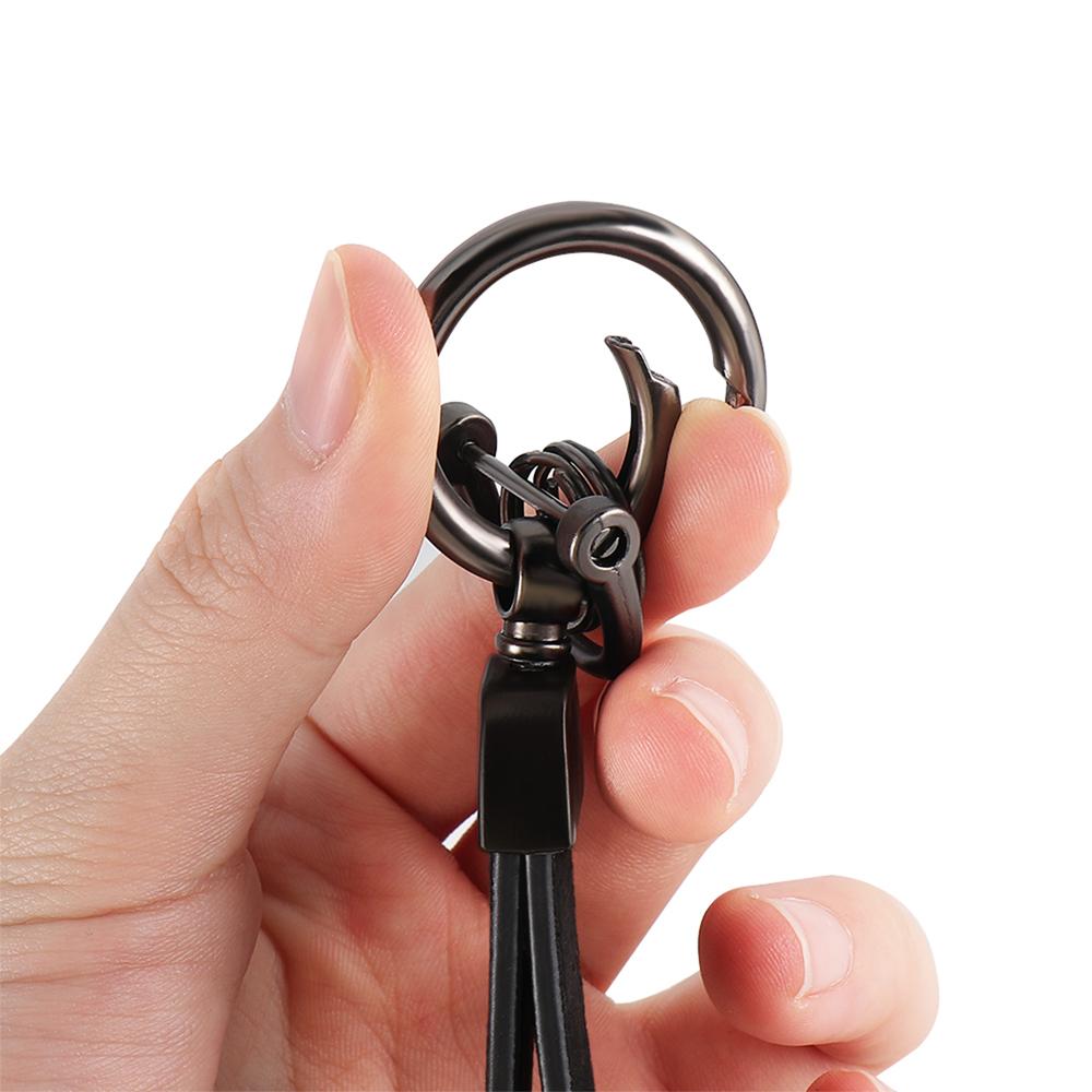 Car Keychain Waist Belt Buckle Sheepskin Keyring Pendant for Skoda S Logo Octavia Fabia 2 Superb 2 Kamiq Kodiaq VRS VII xknp33