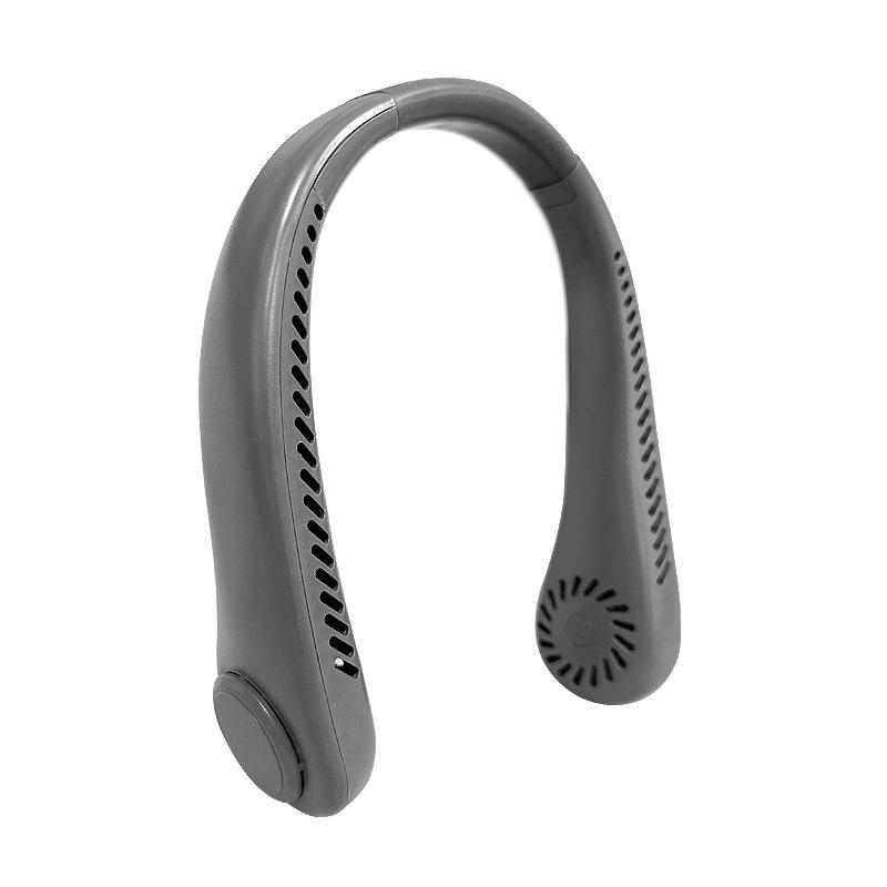 

USB Rechargeable Leafless Neck Fan for Portable Outdoor Use. Leafless