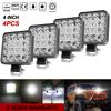 4PCS 4inch LED Work Light Pods Spot Off Road ATV Truck Reverse Fog Lights 6000k Spot Flood Combo Beam 12V 24V IP68