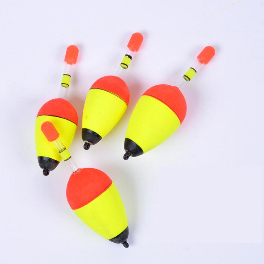 6Pcs/lot EVA Fishing Floats for Sea Fishing Bobber Large Belly Floating for Effective Bobbing Striking Rock Fishing Light Stick 260319