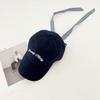 Cotton Bow Strap Baseball Cap UV Protection Plaid Bow Protection Hats  Outdoor Beach