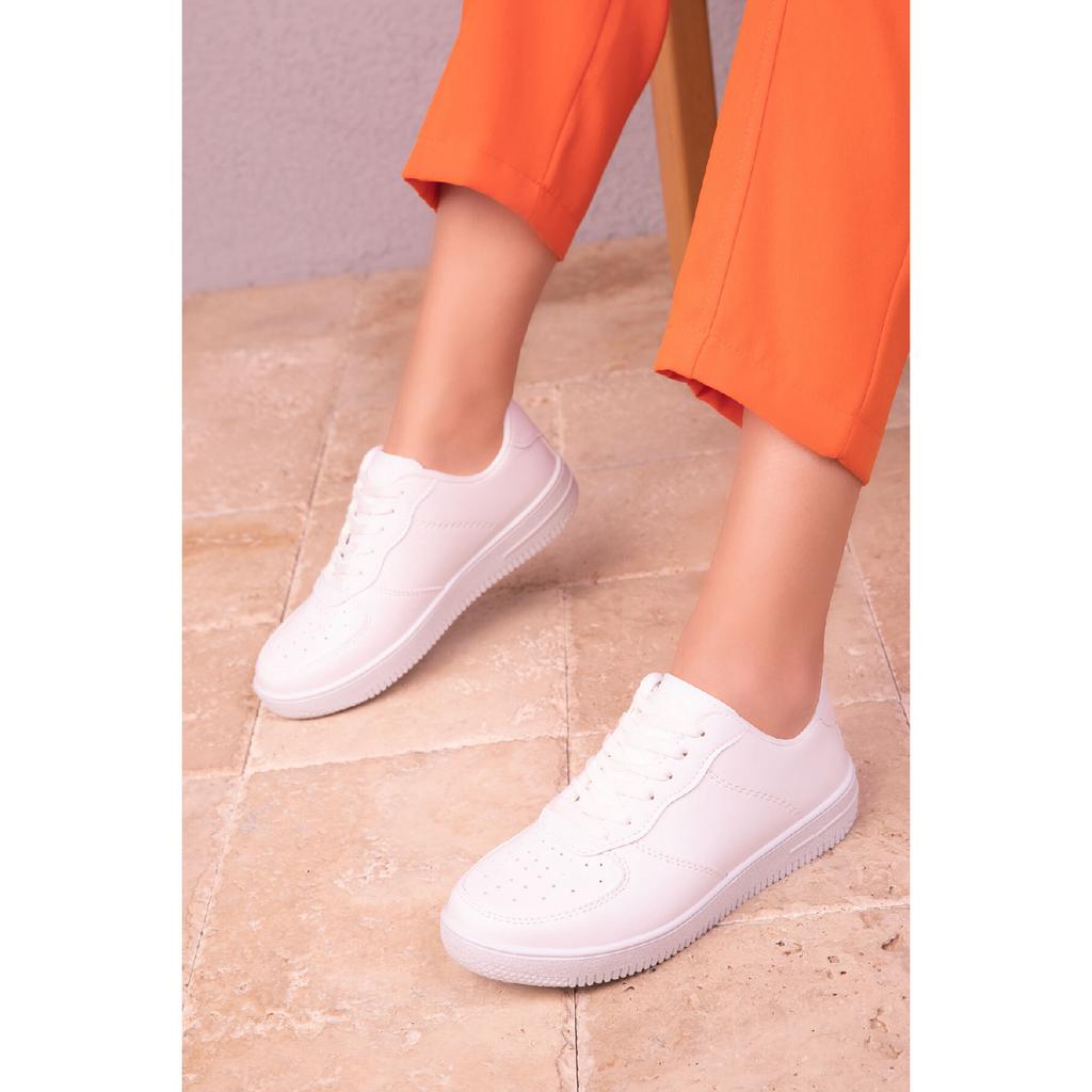 White Unisex Sneaker 14361