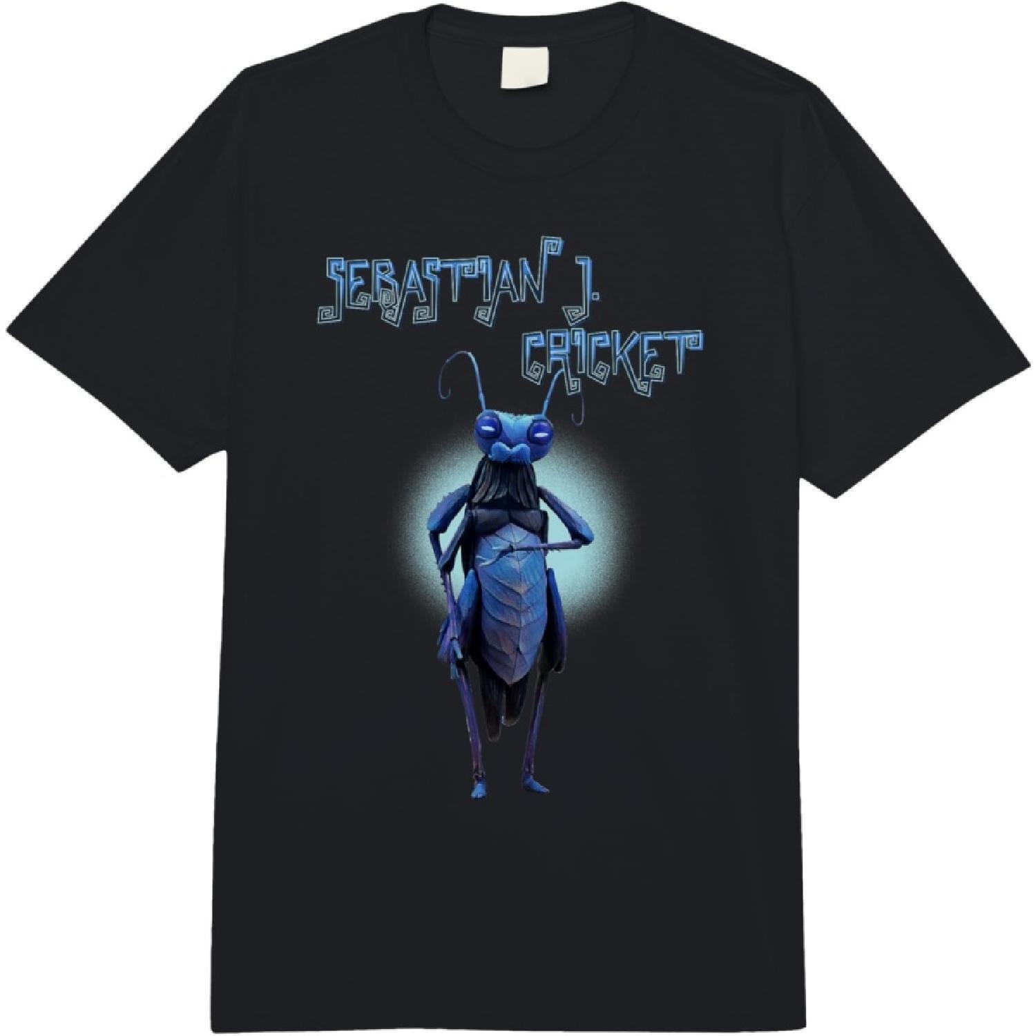 Guillermo Del Toro s Pinocchio Sebastian J Cricket Portrait Comfort Colors Adult Heavyweight T-shirt S