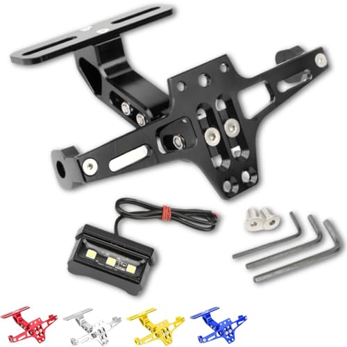 

PRODIGY-ONE Комплект без крыла для мотоцикла со светодиодной подсветкой номерного знака, алюминий (черный)