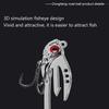 Metal Vib Fishing Lure 2-In-1 Fake Angling Baits Long Throwing Realistic 3D Eyes Fishing Baits For Catfish Bass Trout Vib Tackle