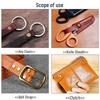 Stainless Steel Male-Female Bag Screw with Pure Copper Buckle and Flat Head Rivet Lock Accessories